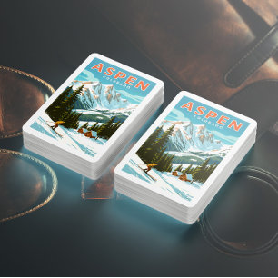Vintage Aspen Colorado Playing Cards