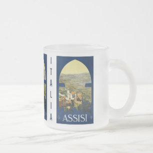 Vintage Assisi Italy custom mugs
