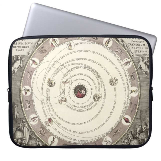 Vintage Astrology Chart  Laptop Sleeve (Front)