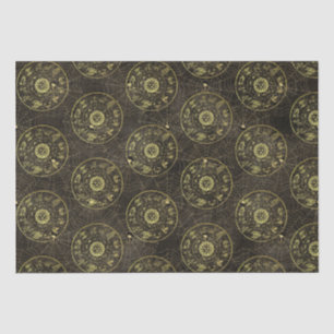 Vintage Astrology Zodiac and Cobweb Magical Tissue Paper