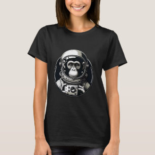 Vintage Astronaut Monkey In Space for Astronaut Mo T-Shirt