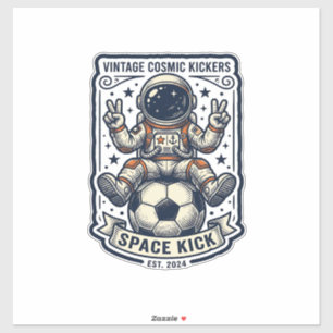 Vintage Astronaut Soccer Peace Sign Shirt Design_1