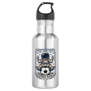 Vintage Astronaut Soccer Peace Sign Shirt Design_1 532 Ml Water Bottle