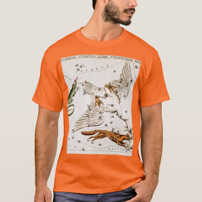 Vintage Astronomical Map T-Shirt (Front)