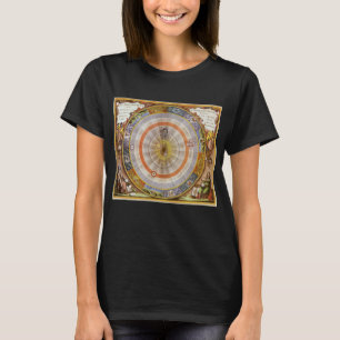 Vintage Astronomy Celestial Copernican Planisphere T-Shirt