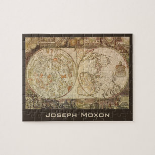 Vintage Astronomy, Celestial Planisphere Map Jigsaw Puzzle