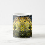 Vintage Astronomy Flammarion Woodcut Coffee Mug<br><div class="desc">Mug with a modified image of the Flammarion Woodcut, an enigmatic work by an unknown artist. The first documented appearance is on p. 163 of Camille Flammarion‘s L‘atmosphère: météorologie populaire, first published in Paris in 1888. It depicts a man peering through the earth atmosphere's curtain enveloping the outer universe. Modified...</div>