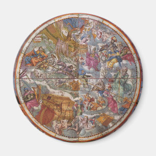 Vintage Astronomy, Map of Christian Constellations Magnet