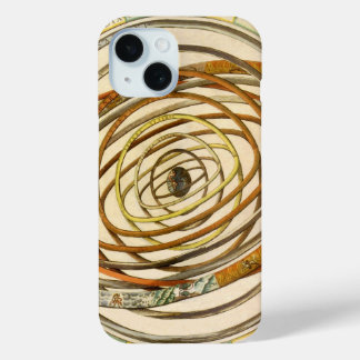Vintage Astronomy Orbit Planets, Andreas Cellarius iPhone 15 Case