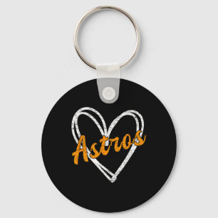 Vintage Astros Retro Style 70s 80s First Name Key Ring