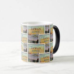 Vintage Aswan Charm: Camel Rides & Nile Views Magic Mug