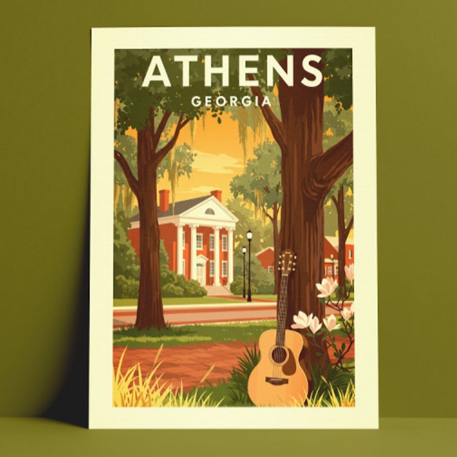 Vintage Athens Georgia Postcard (Creator Uploaded)