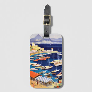 Vintage Athens Greece Travel Luggage Tag