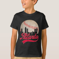 Vintage Atlanta Baseball Cityscape Lover Men Women