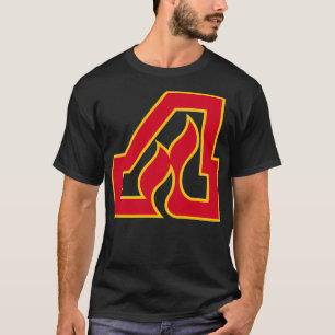 Vintage Atlanta Hockey Retro Flames T-Shirt