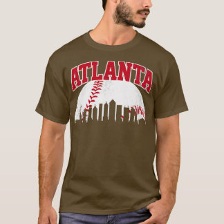 Vintage Atlanta Skyline City Gameday Retro Vintage T-Shirt