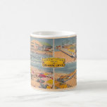 Vintage Atlantic City Illustrated Mug<br><div class="desc">A vintage,  very colourful postcard of the old attractions in Atlantic City,  New Jersey repurposed on a mug or glass ware.</div>