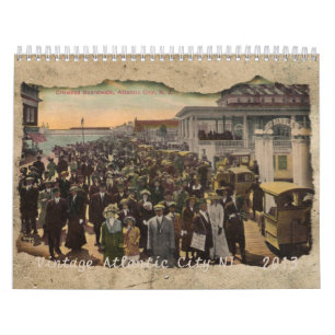 Vintage Atlantic City New Jersey 2013 Calendar