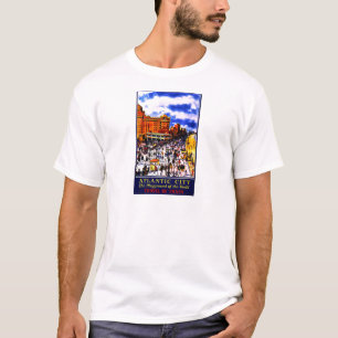 Vintage Atlantic City Train Travel T-Shirt