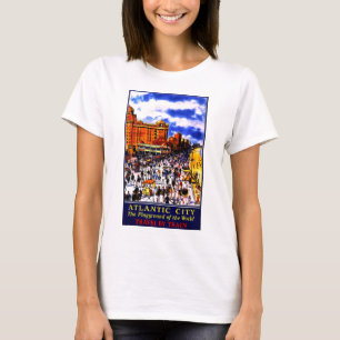 Vintage Atlantic City Train Travel T-Shirt