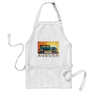 Vintage Auburn Motors Sunburst Ad Standard Apron