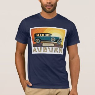 Vintage Auburn Motors Sunburst Ad T-Shirt