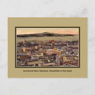 Vintage Auckland New Zealand, Rangitoto Island Postcard