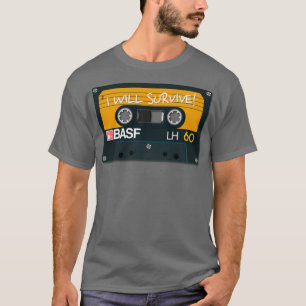Vintage Audio Tape BASF I Will Survive Triblend  T-Shirt