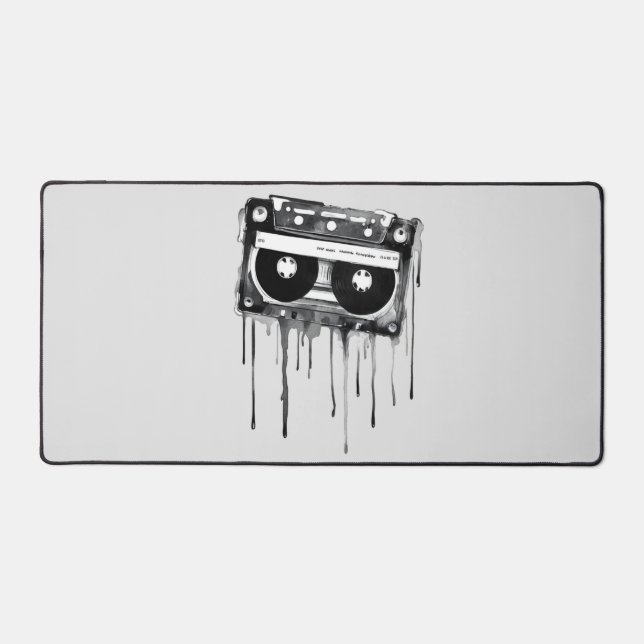 Vintage audiocassette desk mat (Front)