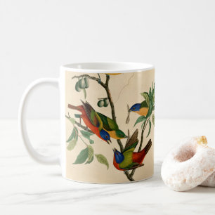Vintage Audubon Painting Bunting Bird Painting Gif Coffee Mug