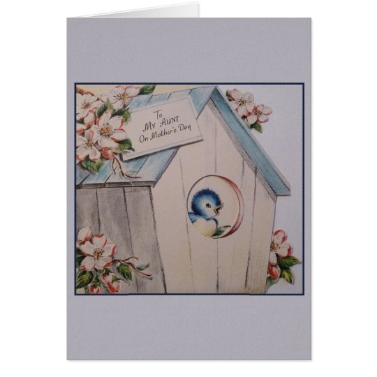 Vintage Aunt Mother's Day Greeting Card