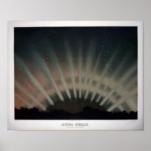 Vintage Aurora Borealis Poster