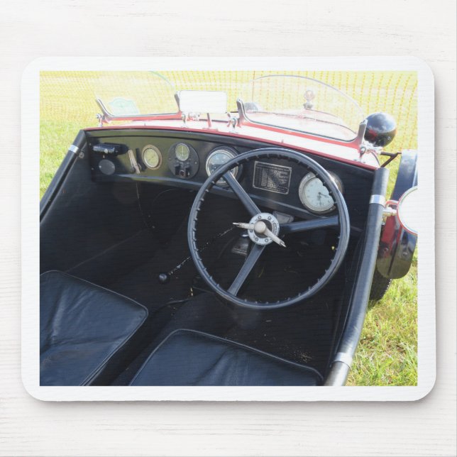 Vintage Austin Seven Dashboard Mouse Mat (Front)