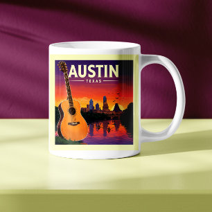Vintage Austin Texas Coffee Mug