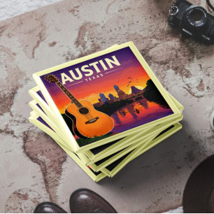 Vintage Austin Texas Magnet