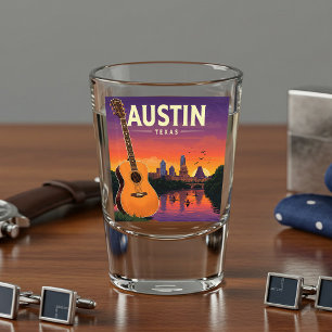Vintage Austin Texas Shot Glass