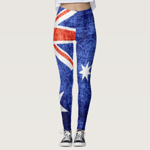 Vintage Australia Flag #2 Leggings
