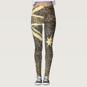 Vintage Australia Flag #7 Leggings