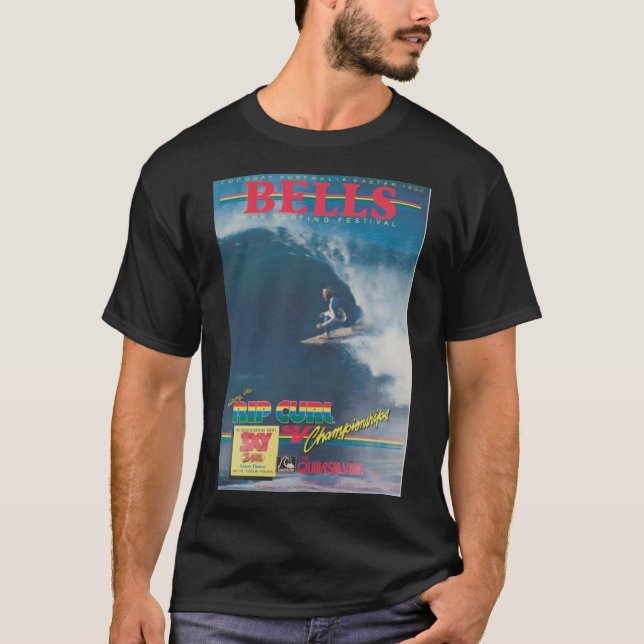 vintage australia surfing poster 1983 Poster T-Shirt (Front)