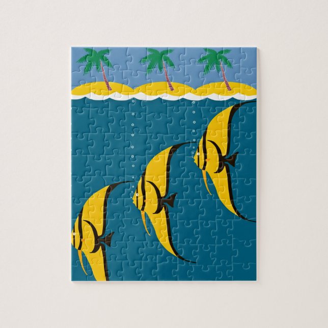 Vintage Australia Travel Illustration Jigsaw Puzzle (Vertical)