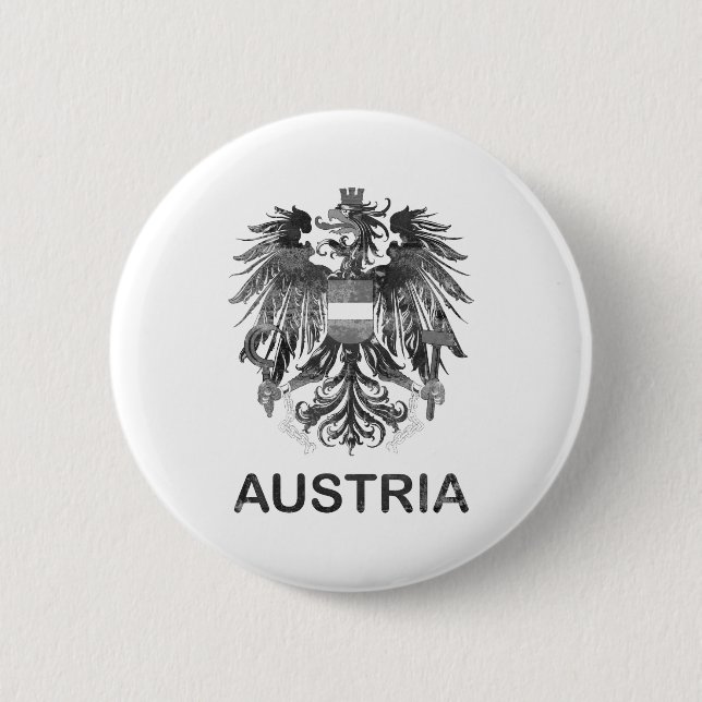 Vintage Austria 6 Cm Round Badge (Front)