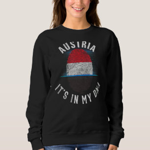 Vintage Austria Flag It Is In My Dna Austrian Sweatshirt