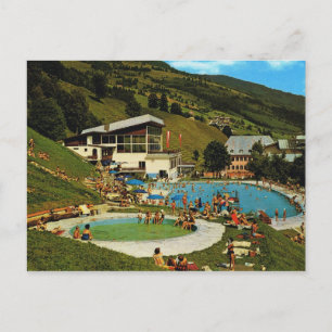 Vintage Austria, Salbach swimming pool, Tyrol Postcard