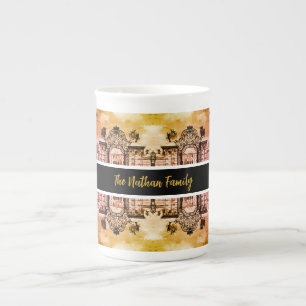 Vintage Austria Vienna Belvedere castle gate Giant Bone China Mug
