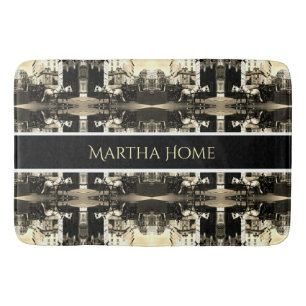 Vintage Austria Vienna Dreimaderlhaus Fiaker Bath Mat