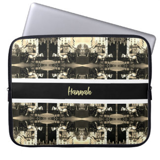 Vintage Austria Vienna Dreimaderlhaus Fiaker Laptop Sleeve