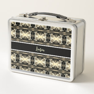 Vintage Austria Vienna Dreimaderlhaus Fiaker Metal Lunch Box