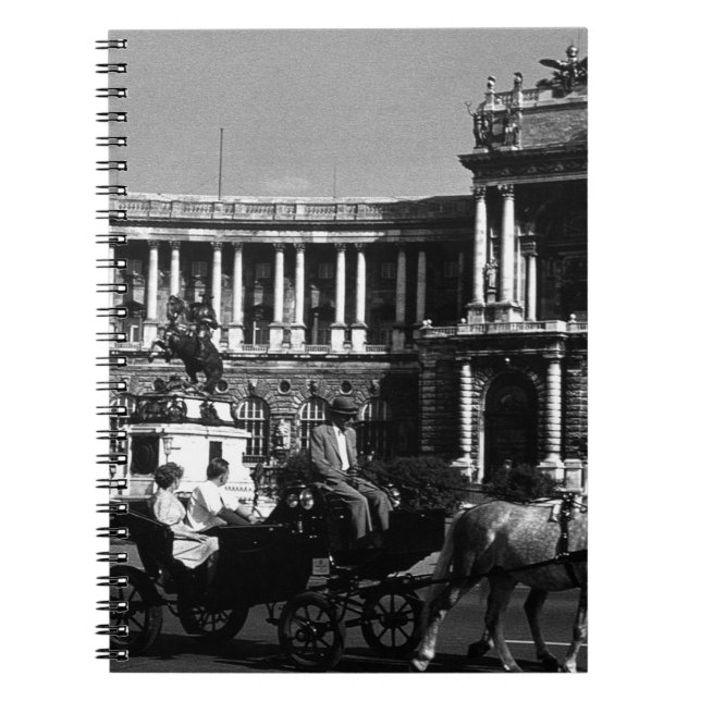 Vintage Austria Vienna Hofburg Palace Notebook (Front)