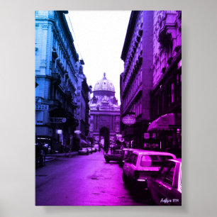 Vintage Austria Vienna Imperial Palace Poster