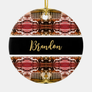 Vintage Austria Vienna parliament Ceramic Tree Decoration